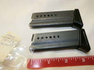 2 Iver Johnson Tp - 22 7 Shot Factory Magazines / Clips
