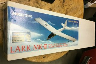 Vintage Model Tech Lark Mk Ii Sailplane Arc Rc Model Airplane Kit