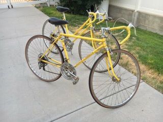 Vintage Schwinn Bikes,  His And Hers Varsity 10 Speeds, .  1973