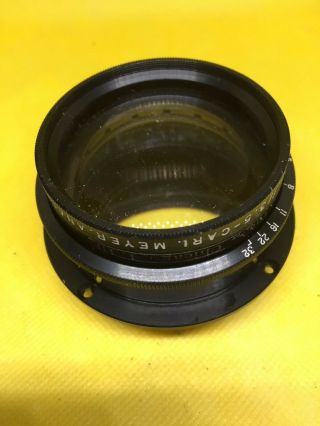 Vintage Large Format Camera Lens Carl Meyer 180mm
