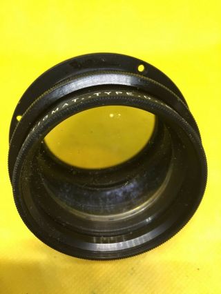 Vintage large format camera lens Carl Meyer 180mm 4