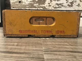 Vintage 1951 Coke Coca Cola Soda Wood Pop Case Crate Marshall Town Iowa 3