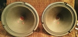 TWO VINTAGE GERMAN RFT CA 9 INCH 22 cm 1954 FIELD COIL FULL RANGE SPEAKERS 2