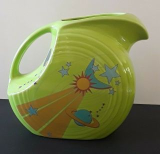 Fiesta RARE Disc Pitcher Space Solar System American Museum of Natural History 2