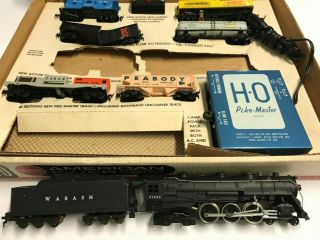 Vintage Gilbert American Flyer Electric Train Set HO,  Wabash Cannonball Orig Box 3