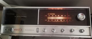 Vintage Panasonic 8 - Track Stereo Receiver Player Re - 7070 (no Speakers)
