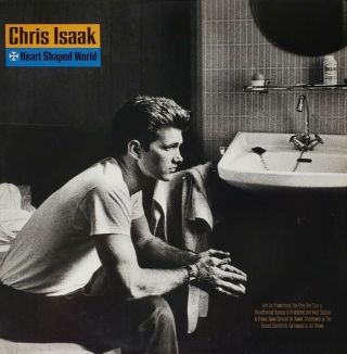 Chris Isaak " Heart Shaped World " Vinyl Lp - Vintage 1989 Rare Promo Record