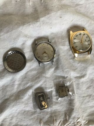 Vintage Watch Parts Omega Art Deco And Others.