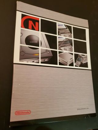 Promotional - Only Nintendo Press Kit With Artwork Cd E3 2003 Gamecube Gba Sp Rare