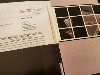 Promotional - only Nintendo Press Kit with Artwork CD E3 2003 GameCube GBA SP RARE 2