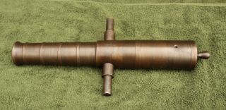 Black Powder Signal Cannon Barrel,  Civil War Signal Cannon,  Steel