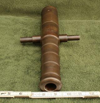 Black Powder Signal Cannon Barrel,  Civil War Signal Cannon,  Steel 4