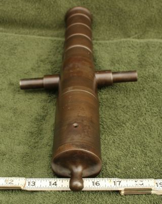 Black Powder Signal Cannon Barrel,  Civil War Signal Cannon,  Steel 5