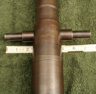 Black Powder Signal Cannon Barrel,  Civil War Signal Cannon,  Steel 7