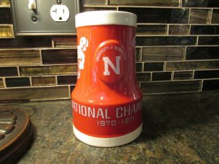 Vintage Nebraska Cornhuskers 1970 71 National Championship Musical Mug Awesome