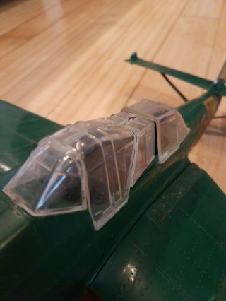 Vintage Cox Stuka JU - 87d Airplane Thimble Drome Gas Powered Green Version Rare 3