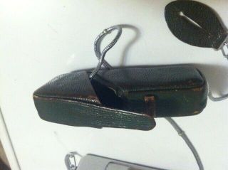 VINTAGE MINOX WETZLAR SUBMINIATURE SPY CAMERA f=15mm Leather Case and Chain 7