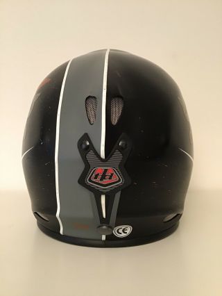 Troy Lee Designs TLD D2 Helmet Red Bull BMX Old School MTB Track Rare Open Face 5