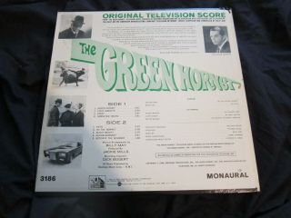 The Green Hornet LP TV Soundtrack Billy May RARE 1966 ONLY ONE ON EBAY 2