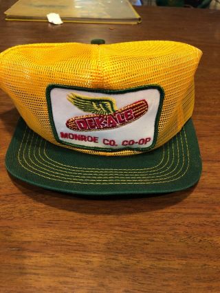 Vintage Trucker Hat Snapback Big Patch K Brand