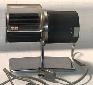 Vintage Braun Hl1c Desk Fan By Reinhold Weiss Hl1 C Hl 1c