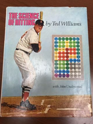 Vintage Ted Williams The Science Of Hitting Hardcover 1971 Simon Schuster