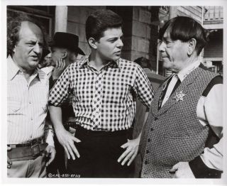 The Three Stooges Vintage Photo The Outlaws Is Coming Frankie Avalon