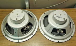 1 Pair - Vintage Cleveland 12 " Speakers - 8 Ohm - Whizzer Cones