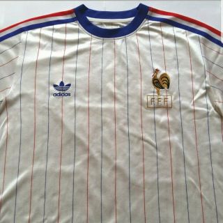 Rare FRANCE 1982 Adidas away Shirt Long Sleeved Vintage 2