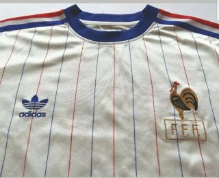 Rare FRANCE 1982 Adidas away Shirt Long Sleeved Vintage 3