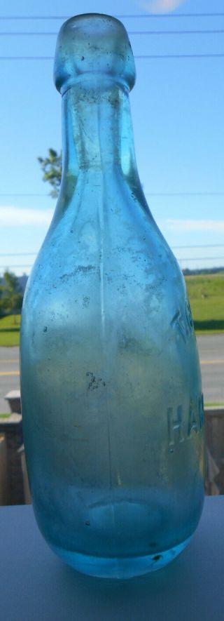 Extremely Rare T.  Gully,  Hamilton,  Ontario Canada Bowling Pin Squat Soda 4