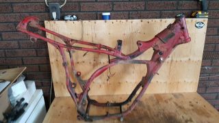 1982 Yamaha Yz 125 Frame Chassis Vintage Motocross Freeship U.  S. ,  Canada