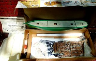 Vintage 1974 Revell The Thermopylae Model Sailboat Ship Kit H - 390 5