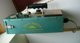 Vintage White ' s Gold Master Metal Detector Model 66TR Serviced.  Great. 6