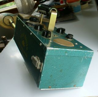 Vintage White ' s Gold Master Metal Detector Model 66TR Serviced.  Great. 8