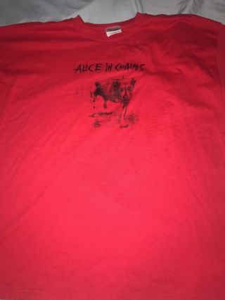 Alice In Chains Layne Staley Rare Vintage OOP PEARL JAM Tour Shirt AIC Nirvana 2