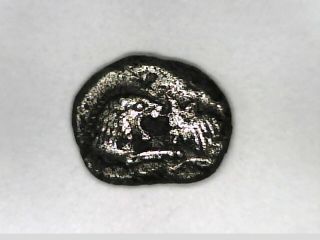 Asia Minor Lydia Sardeis Kroisos Silver Hekte 1/6 Lion Bull Incuse rare coin 6