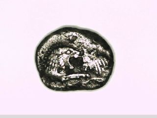 Asia Minor Lydia Sardeis Kroisos Silver Hekte 1/6 Lion Bull Incuse rare coin 7