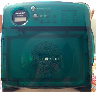 Sharp Carousel Half Pint Microwave “rare” Green R - 120dg.