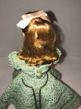 Vintage 1960s Titian Swirl Ponytail Barbie in Mommy Made Dress Hair 3