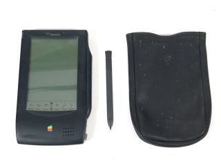 Vintage 1993 Apple Newton Messagepad H1000 W/case As - Is,  Leaked Battery
