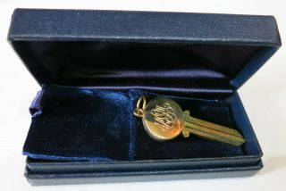 Vintage Tiffany & Co,  14k Yellow Gold And Brass,  Uncut House Key