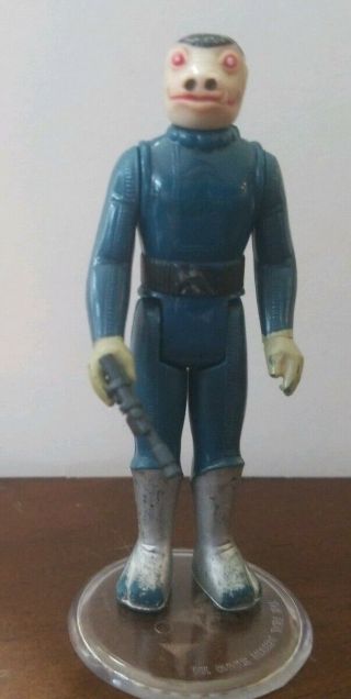 Vintage Rare Blue Snaggletooth Star Wars Action Figure 1978 Hong Kong - Complete