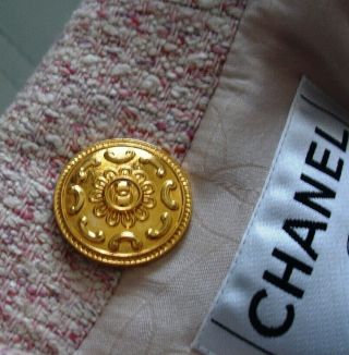 Signed Vintage CHANEL Pendant (for Necklace / Bracelet or Belt) CC Large Button 8