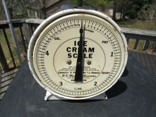 VINTAGE R.  K.  MERRITT & ASSOCIATES ICE CREAM SCALE AZUSA CALIFORNIA RARE 6