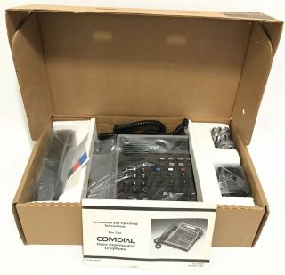 Vx41c - Gg Comdial Tel Voice Express Old Stock Box Home Phone Set Nos Vintage