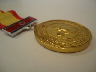 Rare Vintage DPRK Boxing Medal Award 1975 7