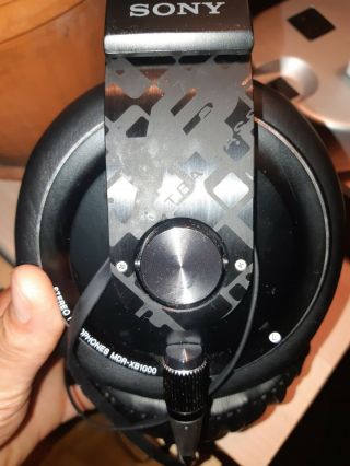 Sony MDR XB1000 headphones.  70 MM drivers.  Incredible bass.  Rare 4