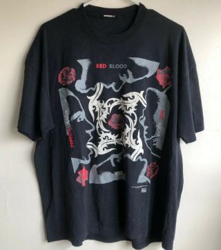 Vtg Red Hot Chili Peppers Blood Sugar Sex Magik Shirt 1991 L/xl