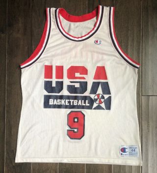 Vintage Champion Michael Jordan 1992 Usa Dream Team Olympic Jersey Sz 44